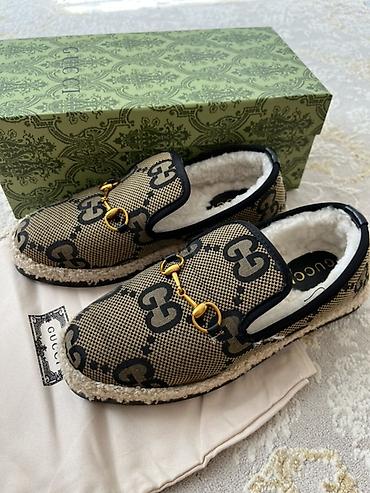 носки гуччи: Лоферы, 36, Gucci, Новый, цвет - Бежевый — 1