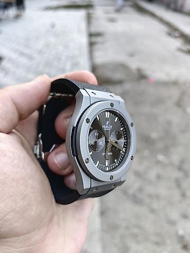 baki saati: Hublot saatı, təptəzədir, qarantiyası da var. Tam mexaniki, qoldan — 3