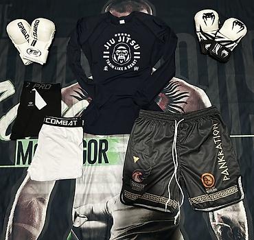 Спортивные костюмы: Спортивные комплекты для единоборств (футболка + шорты) - Назначение — 7