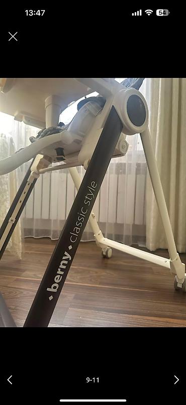 Стульчики для кормления: Стульчик для кормления, Б/у, Другой бренд, Металл, Трансформер, цвет - Серый, Платная доставка, Самовывоз — 9