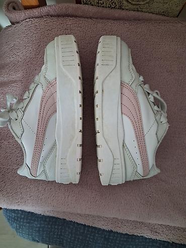 gazelle patike: Puma dečije patike – koža/sintetika, bela boja sa puder‑roze Puma — 5