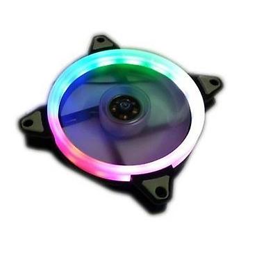 cooling fan: Вентилятор кулер для корпуса, бесшумный, 3 Pin, цветное — 1