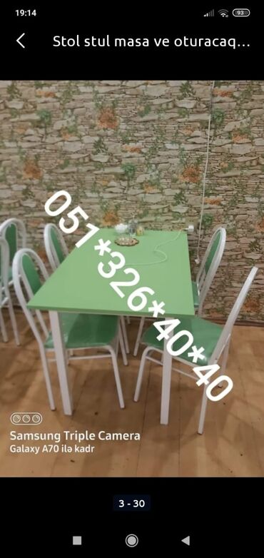 Sifarişlə masa və oturacaq dəstləri: Kravat çarpayi istediyiniz olcude istediyiniz rengde parcadan ve — 18