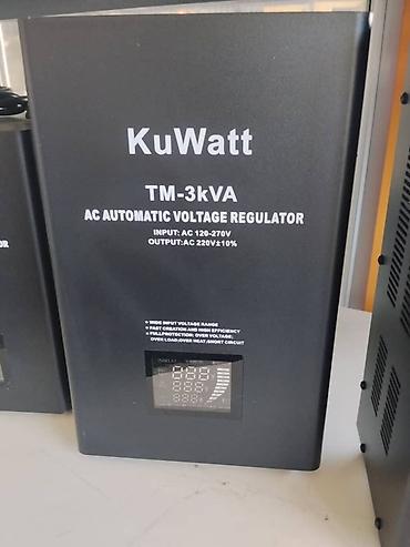 вольта: Стабилизатор напряжения KuWatt TM-3kVA (автоматический, AC) - — 1