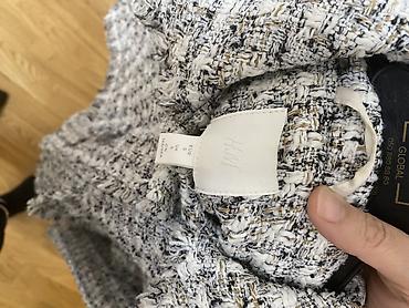 usta geyimi: Catdirlma Neftciler metrosu, H&M qadın jaketi – tweed fakturalı — 3