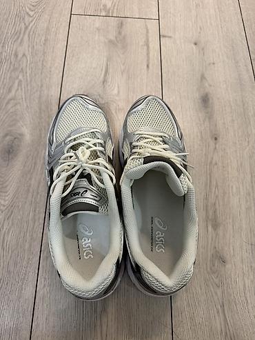 Кроссовки и спортивная обувь: Мужские кроссовки, 45, Asics, Новый, цвет - Серебристый, Самовывоз — 6