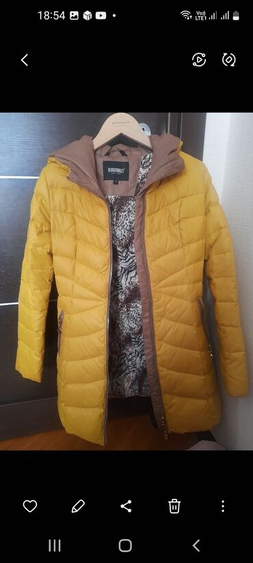 Женская одежда: Женская куртка S (EU 36), цвет - Желтый