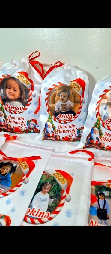 Yeni il oyuncaqları və bəzəkləri: Şəxsi dizaynlı Yeni il hədiyyələri - Şəxsi fotolu şam ağacı dekoru — 27