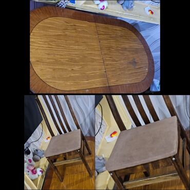 metbext mebeli işlenmiş: Qonaq otağı üçün, İşlənmiş, 4 stul