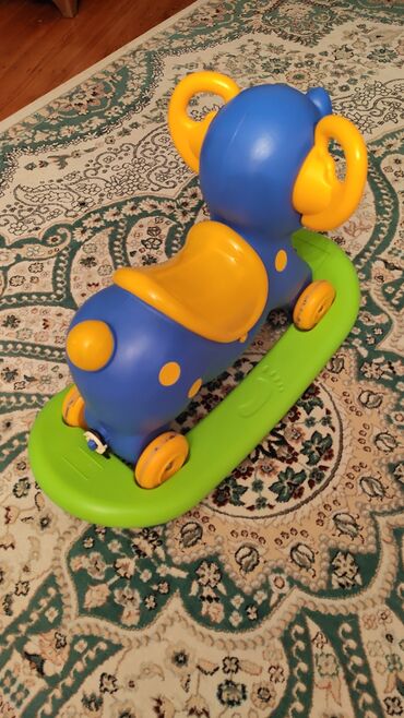 Oyuncaqlar: Качалка детская слоник для малыша до 3 - ёх лет, разъёмная на калёсаж — 6