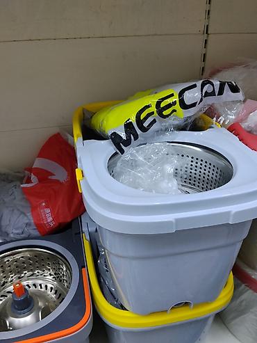 Чарбалык товарлар: Отжимное ведро с шваброй (spin mop) для быстрой влажной уборки. - — 2