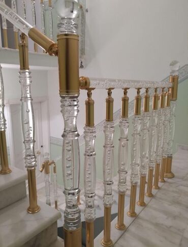 Pilləkən məhəccərləri: Yeni Pilləkən məhəccəri, Paslanmaz polad, Pulsuz çatdırılma — 8