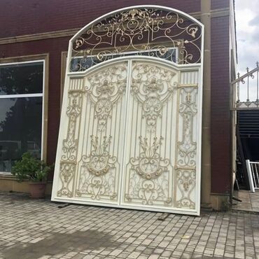 Həyət darvazaları: Metal EN MMC olaraq istədiyiniz forma və ölçüde demir işlerinin — 7