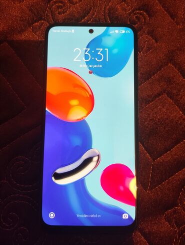 телефон fly selfie 1: Xiaomi Redmi Note 11, 128 GB, rəng - Mavi, 
 Sensor, Barmaq izi, İki sim kartlı