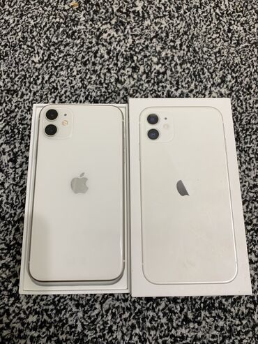 Apple iPhone: IPhone 11, Б/у, 64 ГБ, Наушники, Зарядное устройство, Коробка, 78 %