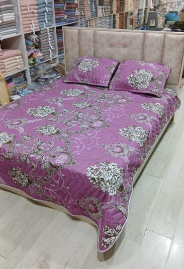 Örtüklər: Yataq üçün Yeni rəng - Göy Yataq örtüyü, Rayonlara çatdırılma — 14