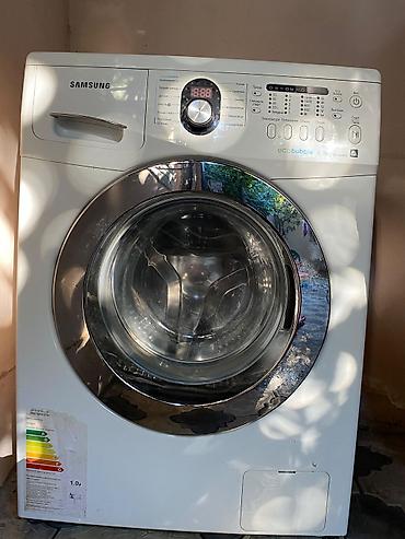 samsung ekran: Samsung paltaryuyan maşın – EcoBubble, 6 kq, model WF1602WRK ideal — 2