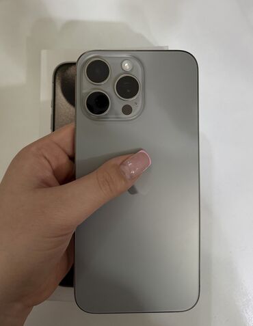 Apple iPhone: IPhone 15 Pro Max, Б/у, 256 ГБ, Natural Titanium, Кабель, Коробка, Чехол, 90 % at lalafo.kg — 8 Apple iPhone: IPhone 15 Pro Max, Б/у, 256 ГБ, Natural Titanium, Кабель, Коробка, Чехол, 90 % — 8