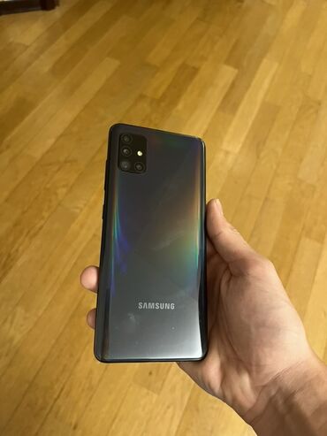 Samsung: Samsung Galaxy A51, rəng - Qara, Barmaq izi