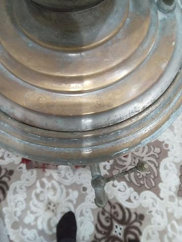 Самовары: Məhsul: Köhnə tip kömür işləyən samovar Təsvir: - Material: Latun - — 6
