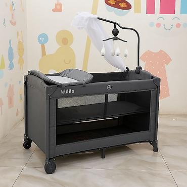 Manejlər: Kidilo 2in1 Multifunksional Uşaq Beşiyi – Model T-702L 👶 Rahatlıq və — 9