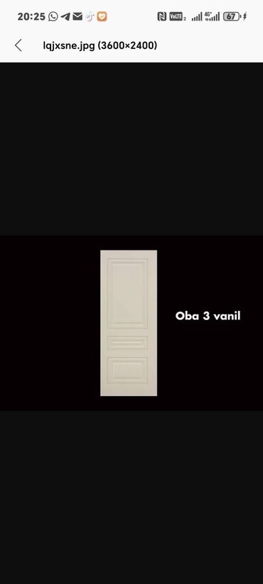 Otaq qapıları: Yataq otağı üçün Yeni Otaq qapısı 90x205 sm Naliçnik ilə, Ödənişli quraşdırma, Pulsuz çatdırılma -da lalafo.az — 12 Otaq qapıları: Yataq otağı üçün Yeni Otaq qapısı 90x205 sm Naliçnik ilə, Ödənişli quraşdırma, Pulsuz çatdırılma — 12