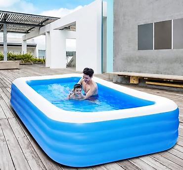 басени: 🌊 Elektron Nasos HƏDİYYƏ! 🎁 INTEX Şişmə Hovuz – Yay üçün ideal seçim! — 1