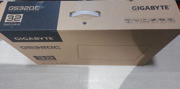 Monitorlar: Gigabyte GS32QC oyun monitoru - Ekran: 32", qövs (curved), 1500R - — 8