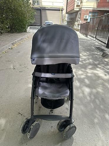 Коляска, Chicco, цвет - Черный, Б/у, Самовывоз