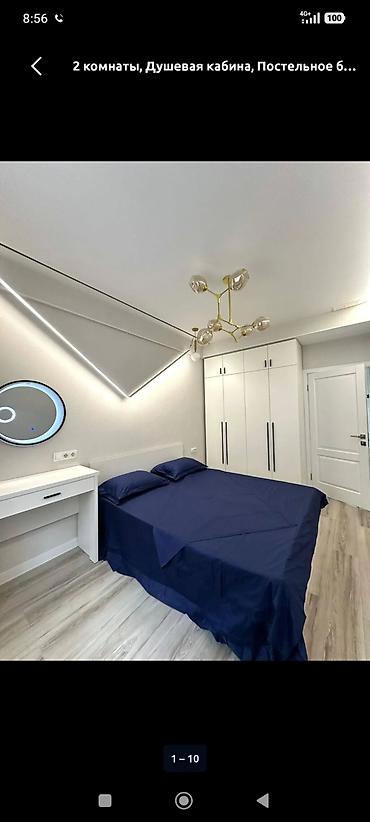 Посуточная аренда квартир: 1 комната, Душевая кабина, Постельное белье, Кондиционер — 1