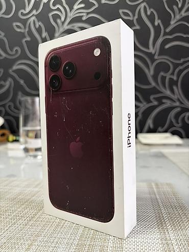 iphone 23: IPhone 18 Pro Max, Новый, 256 ГБ, Бордовый, Кабель, Коробка, В рассрочку, 100 % — 2