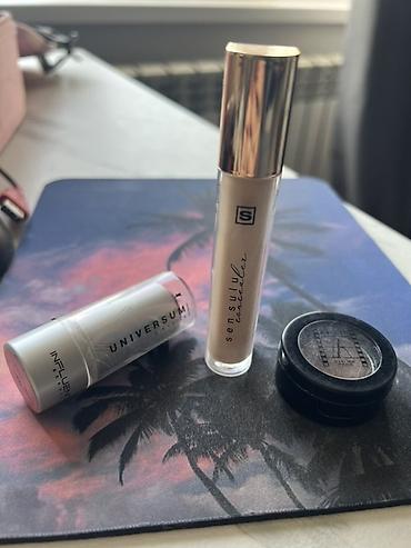 tsta cosmetics: Набор Б/У декоративной косметики из 3 средств. Набралось все кистями — 1