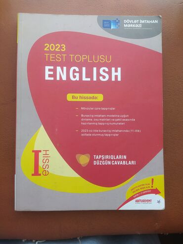 ingilis dili test banki 2 ci hisse cavablari 2001: İngilis dili Testlər 11-ci sinif, DİM, 1-ci hissə, 2023 il
