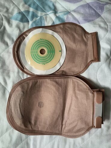 Ходунки, костыли, трости, роллаторы: Ostomiya torbası, kolostomiya, ileostomiya və ya urostomiya keçirmiş