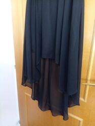 Haljine: Crna, svečana haljina vel. 38, M, sa asimetričnim rubom napred kraća na lalafo.rs — 3 Haljine: Crna, svečana haljina vel. 38, M, sa asimetričnim rubom napred kraća — 3