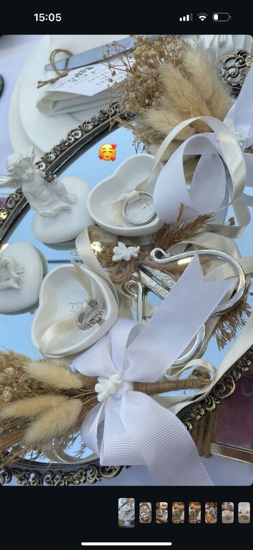 Digər ev dekoru: Nişan tepsilerı kıraye verılır tek qıymet 20 azn. Her bırı daxıldır — 11