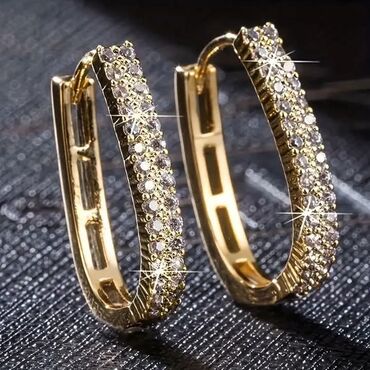 nakit od srebra: Hoop earrings, Material: Stainless steel