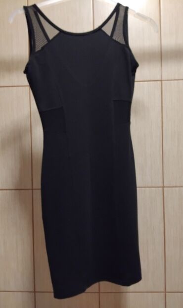 haljine bez ledja modeli: Terranova S (EU 36), bоја - Crna, Koktel, klub, Na bretele