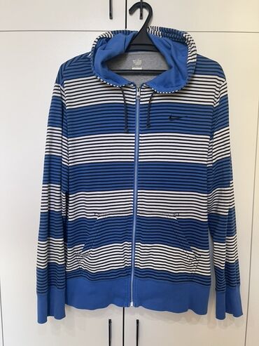 полуклассика обувь мужская: Мужская толстовка, XL (EU 42), Nike, Б/у, цвет - Синий, Самовывоз, Платная доставка