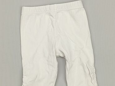 biała bluzka dziewczynka 128: 3/4 Children's pants 1.5-2 years, Cotton, condition - Satisfying