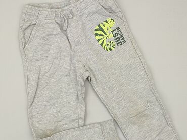 spodnie skóra naturalna: Sweatpants, Little kids, 5-6 years, 110/116, condition - Fair