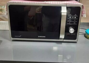 Haima: Mikrodalğalı soba Samsung, Qril ilə, rəng - Boz