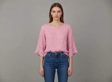 bluzki w serek plus size: KappAhl, Women's blouse, size XS