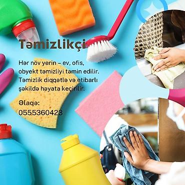 divan temizlenmesi: Təmizlikçi xidməti Ev, ofis və müxtəlif obyektlərin tam və səliqəli — 1