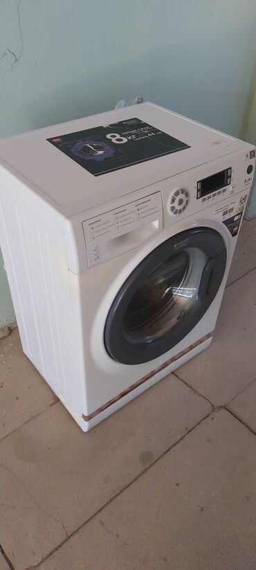 ikinci əl dondurucu: Paltaryuyan maşın Hotpoint Ariston, 8 kq, İşlənmiş, Avtomat, Qurutmasız, Kredit yoxdur, Ünvandan götürmə