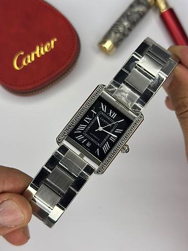 gunuş saat: Yeni, Qol saatı, Cartier, rəng - Gümüşü — 4