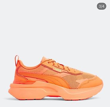 Кроссовки Puma в ярком оранжевом цвете, подходящие как для — 3