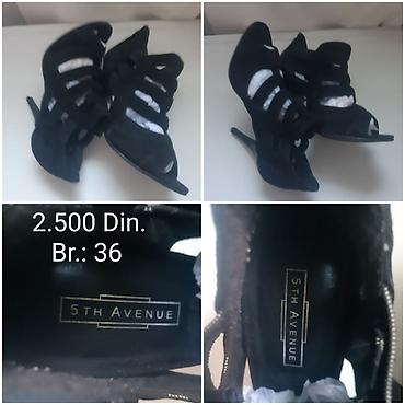 jake boje: Crne ženske sandale original 5TH AVENUE - Brend: 5TH AVENUE — 4