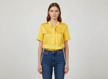 zara zolty sweter: Women's blouse, size S