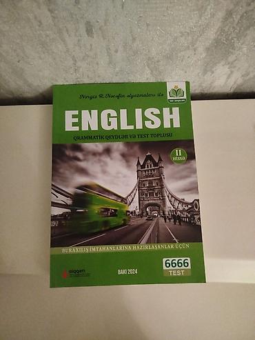 Testlər: Məhsul: “ENGLISH – Qrammatik Qeydlər və Test Toplusu” (Nərgiz R — 2
